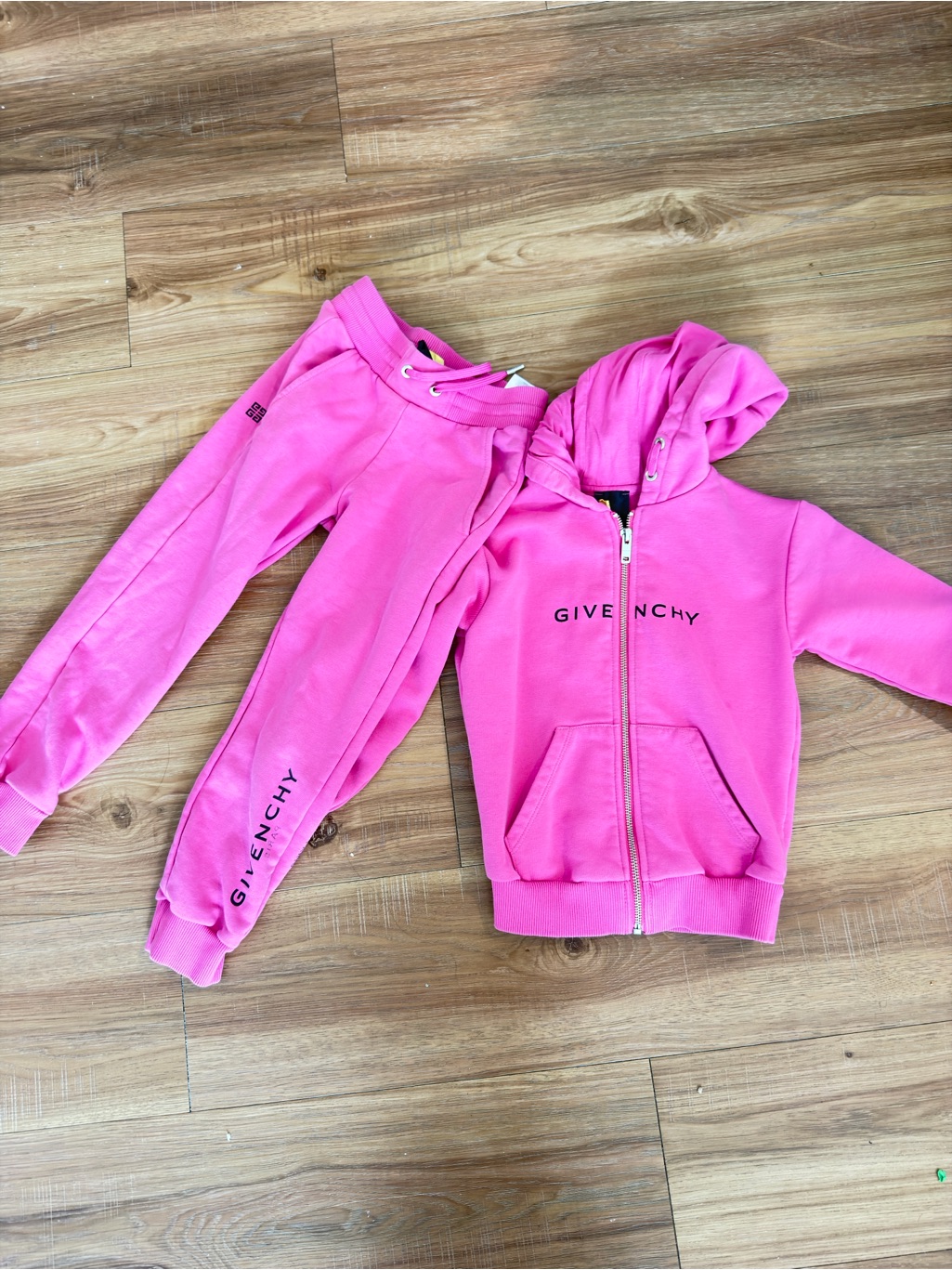 Givenchy Hot Pink Zip Hoodie & Joggers Set